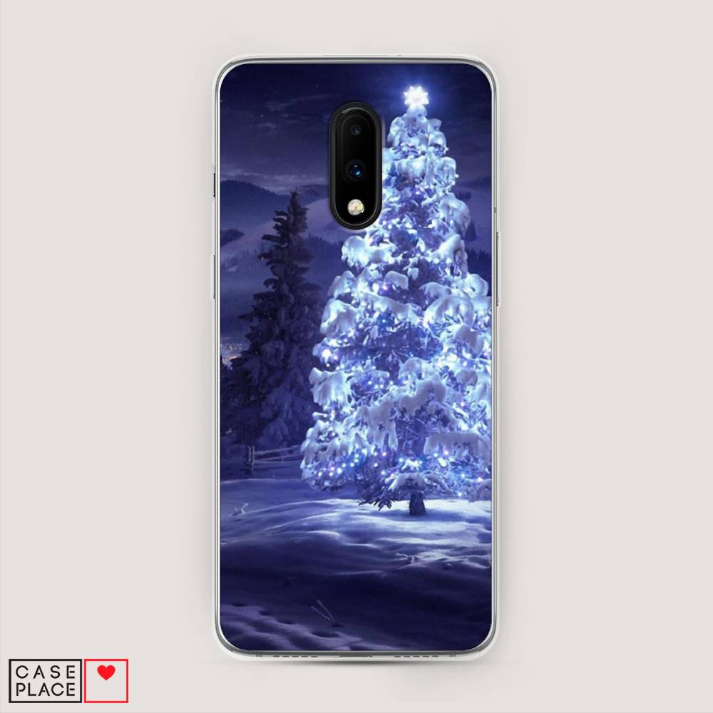 

Чехол на OnePlus 7 "Зима 4", Синий;черный;белый, 150750-2