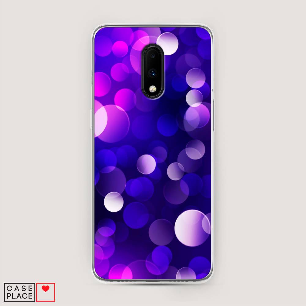 

Чехол на OnePlus 7 "Абстракция 27", Фиолетовый, 150750-3