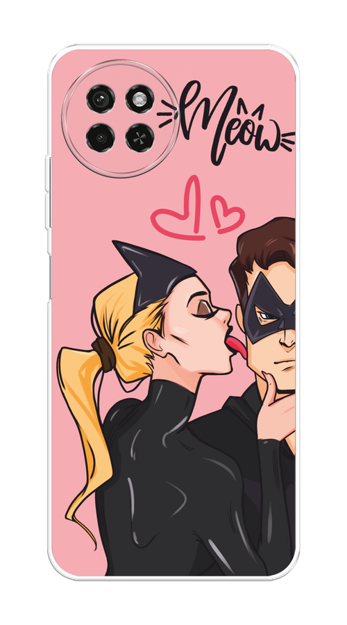 

Чехол Awog на Itel S23 "Kiss of Cat Woman", Розовый;черный;бежевый, 3201450-1
