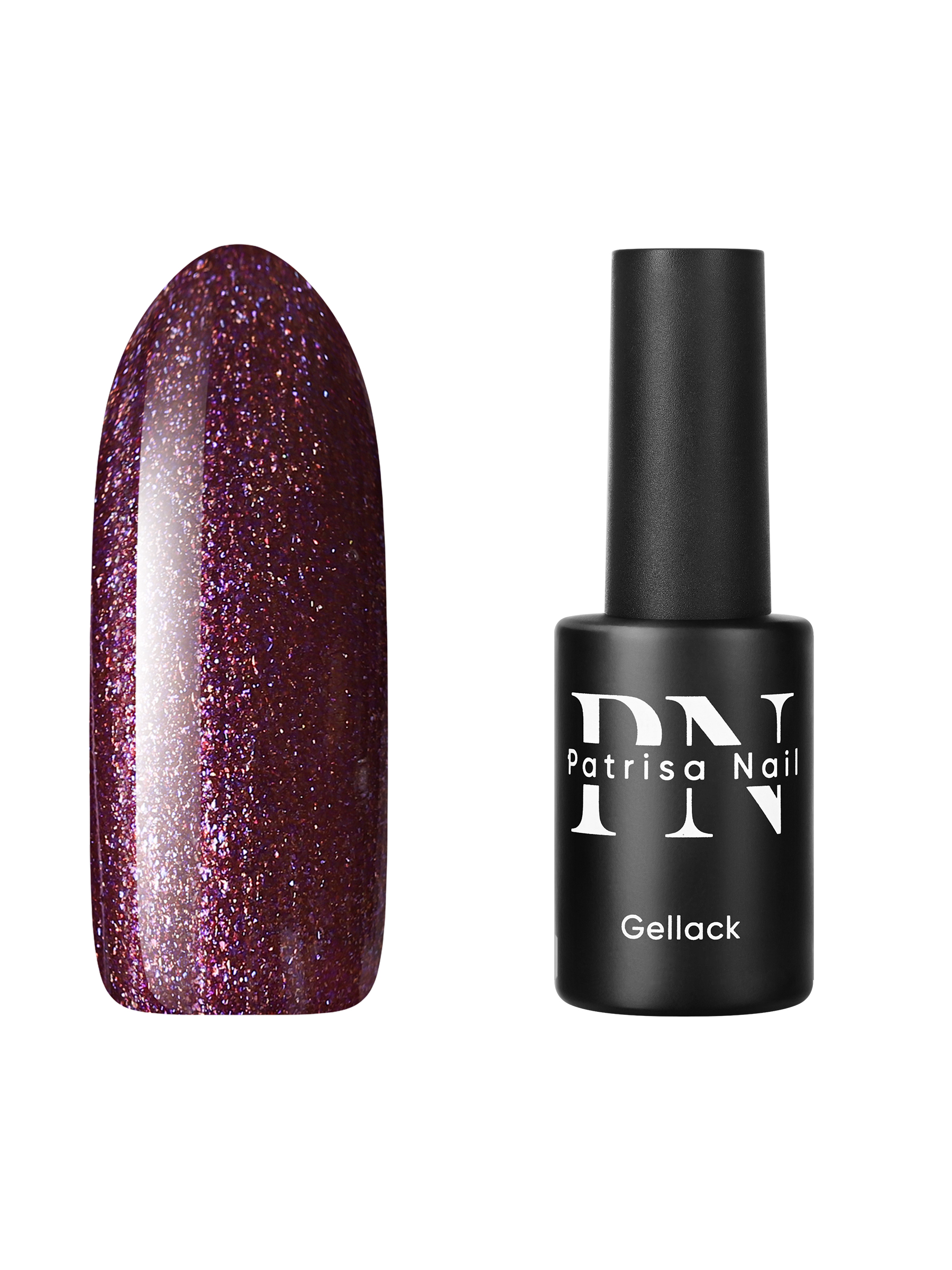 

Гель-лак для ногтей Patrisa Nail Volcanic V10 с блестками, 8 мл