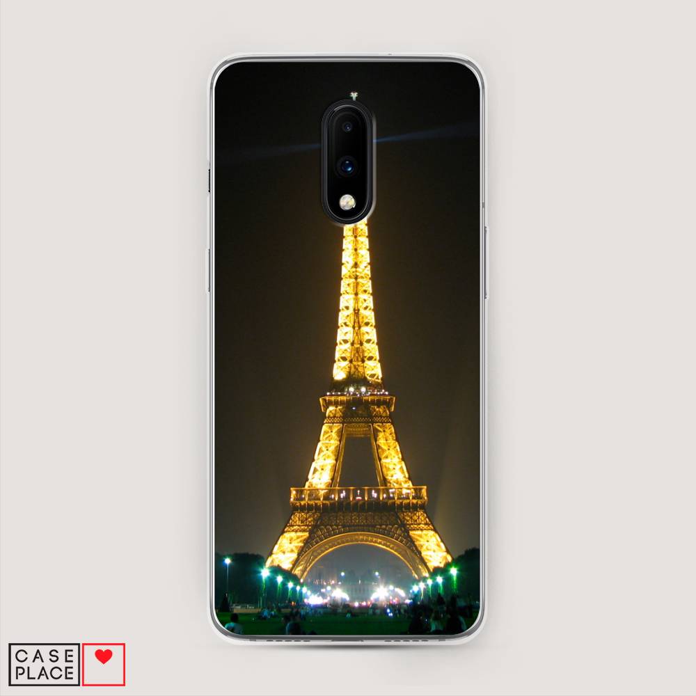 

Чехол на OnePlus 7 "Париж 2", Желтый;серый, 150750-2