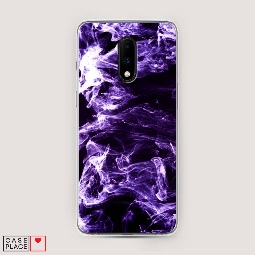 

Чехол на OnePlus 7 "Фиолетовый дым", Фиолетовый;белый;черный, 150750-3