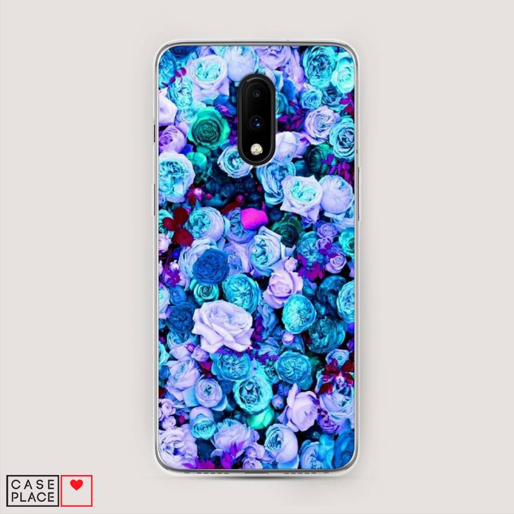 

Чехол на OnePlus 7 "Цветочный ковер", Фиолетовый, 150750-2