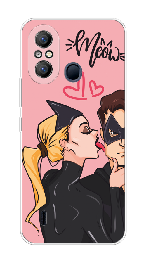 

Чехол Awog на Itel A49 "Kiss of Cat Woman", Розовый;черный;бежевый, 3200750-1