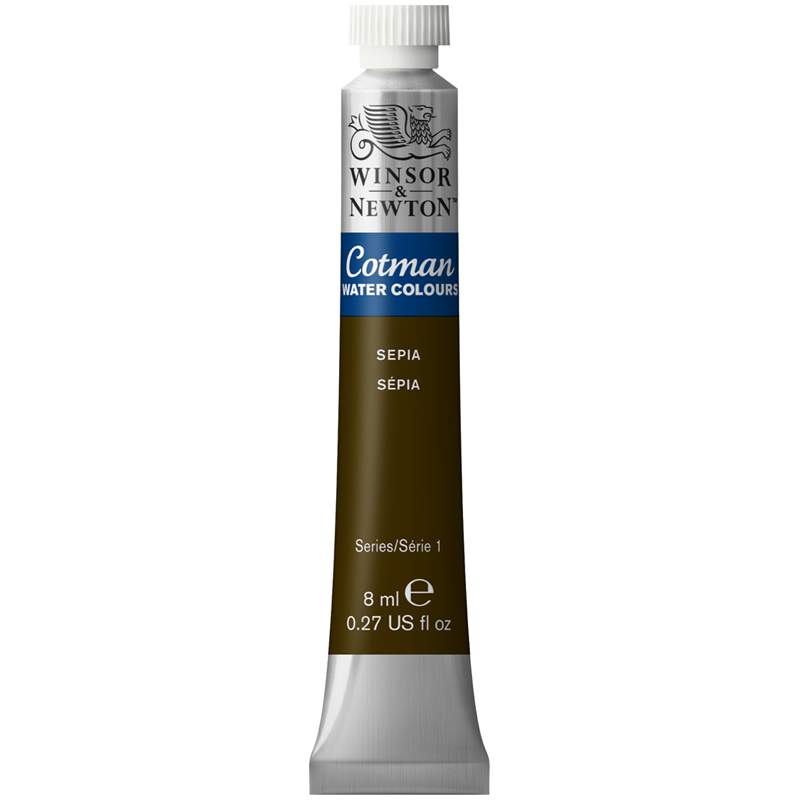 

Акварель художественная Winsor&Newton "Cotman", 8мл, туба, сепия - (3 шт.)