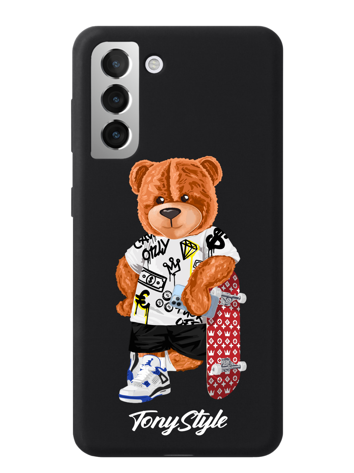 

Чехол Tony Style Samsung Galaxy S21 Tony Style со скейтом, Коричневый;черный;красный, Samsung Galaxy S21 Tony Style со скейтом