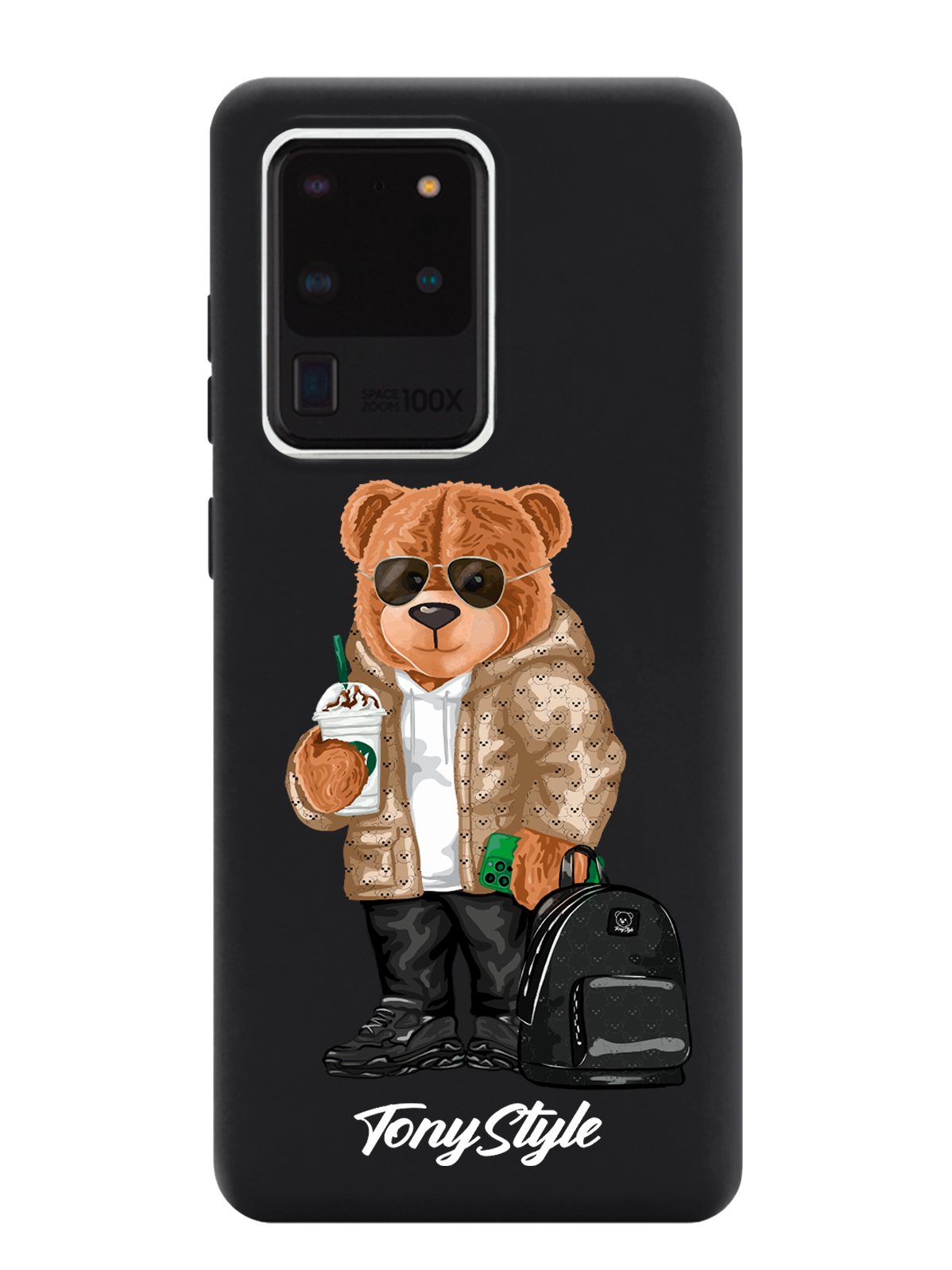 

Чехол Tony Style Samsung Galaxy S20 Ultra Tony Style в очках, Коричневый;черный;белый, Samsung Galaxy S20 Ultra Tony Style в очках