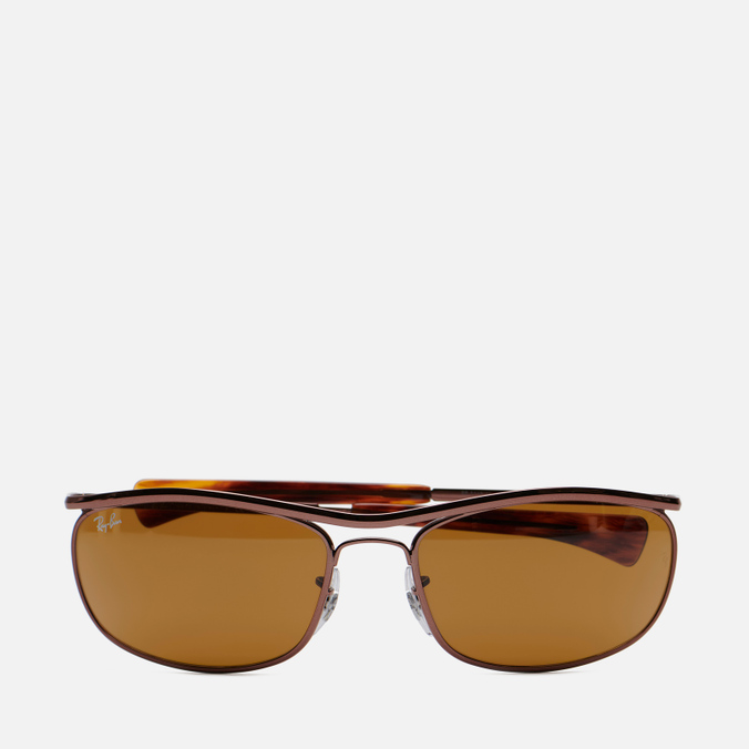 

Солнцезащитные очки унисекс Ray-Ban Olympian I Deluxe, коричневый, Olympian I Deluxe