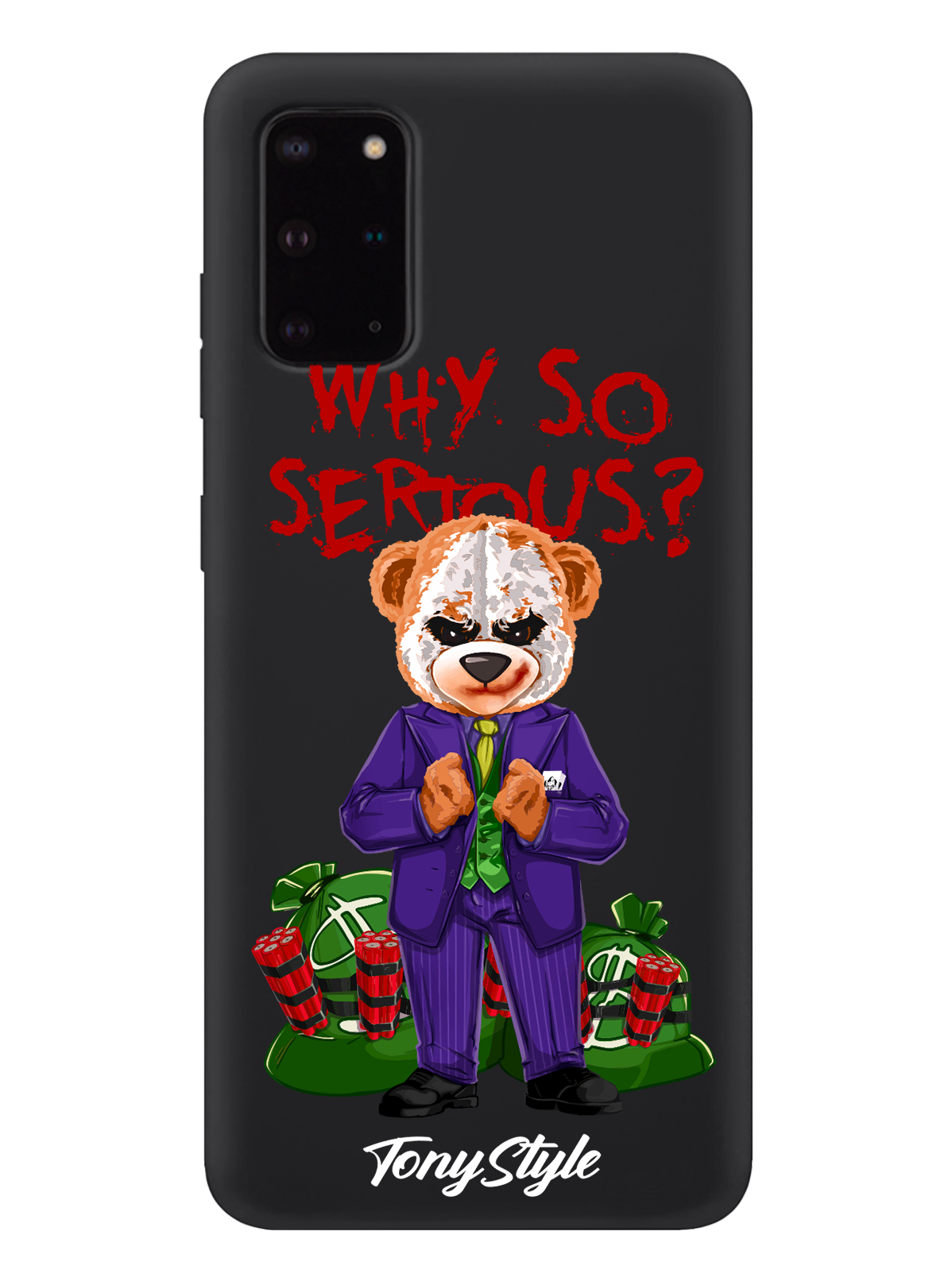 

Чехол Tony Style Samsung Galaxy S20 Plus Tony Style Джокер Joker Why so serious, Samsung Galaxy S20 Plus Tony Style Джокер Joker Why so serious