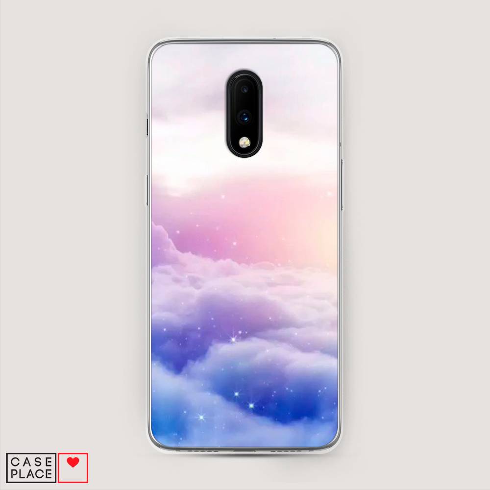 

Чехол на OnePlus 7 "Небеса", Голубой;белый;розовый, 150750-2