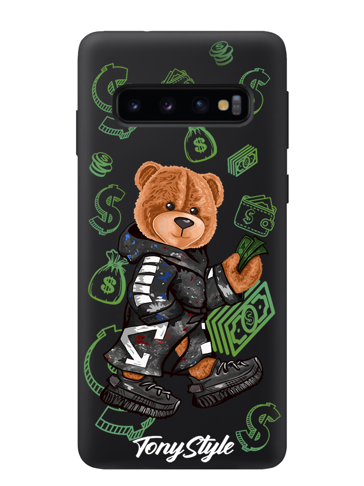 

Чехол Tony Style Samsung Galaxy S10 Plus Tony Style Деньги, Коричневый;черный;зеленый, Samsung Galaxy S10 Plus Tony Style Деньги