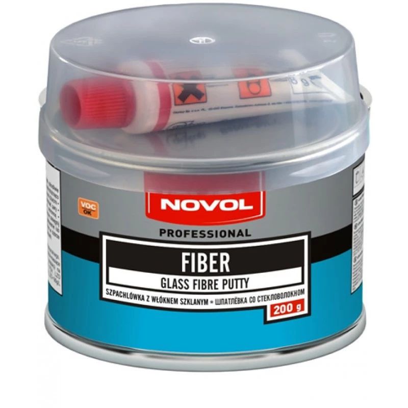 Шпатлевка Novol Fiber со стекловолокном 200 г 1220