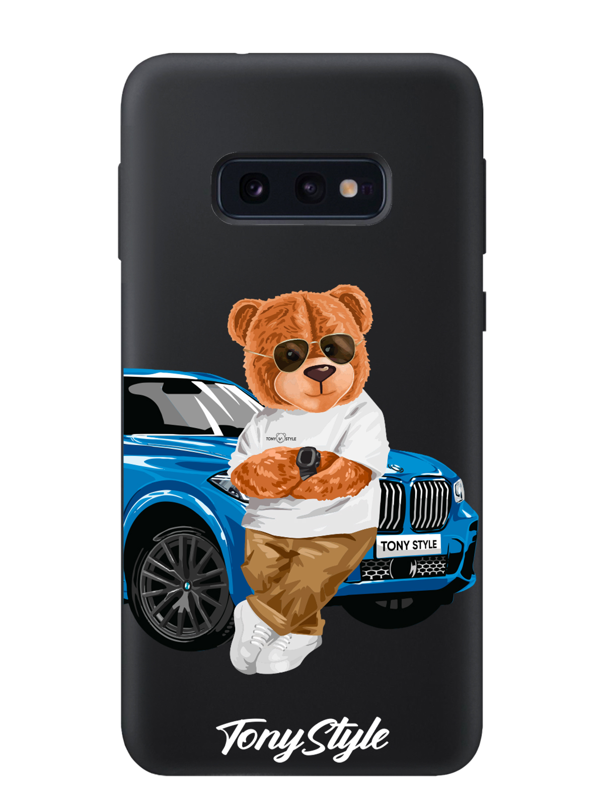 

Чехол Tony Style Samsung Galaxy S10 Tony Style с машиной, Голубой;коричневый;белый, Samsung Galaxy S10 Tony Style с машиной