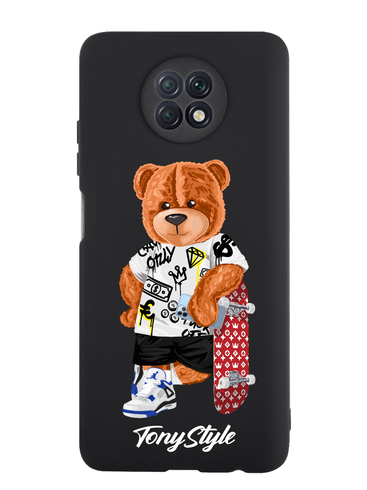 

Чехол Tony Style Xiaomi Redmi 9T Tony Style со скейтом, Коричневый;черный;красный, Xiaomi Redmi 9T Tony Style со скейтом