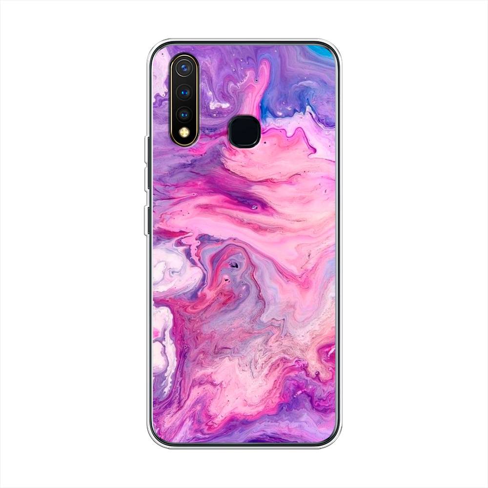 

Чехол для Vivo Y19 "Нежно-розовая абстракция", Розовый, 261950-3