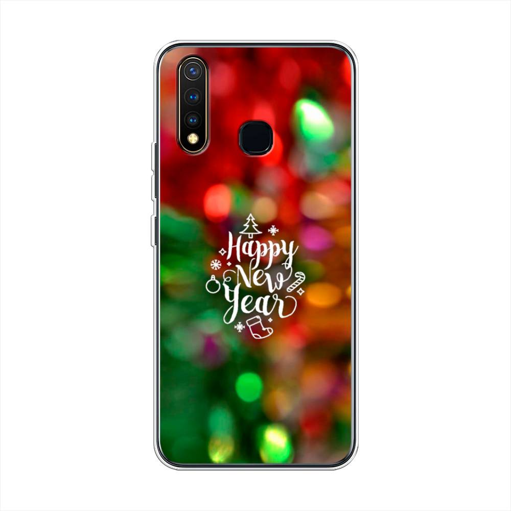 

Чехол для Vivo Y19 "Новый Год на елке", Зеленый;красный;желтый, 261950-5
