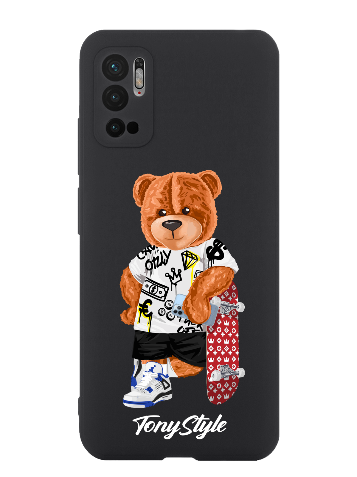 

Чехол Tony Style Xiaomi Redmi Note 10T Tony Style со скейтом, Коричневый;черный;красный, Xiaomi Redmi Note 10T Tony Style со скейтом