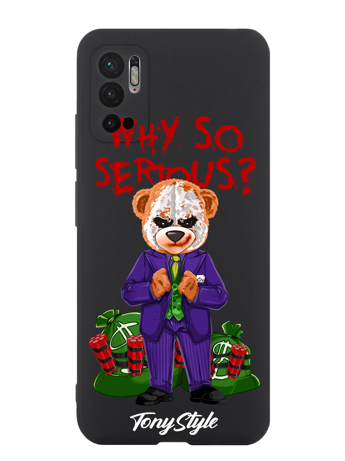 

Чехол Tony Style Xiaomi Redmi Note 10T Tony Style Джокер Joker Why so serious, Xiaomi Redmi Note 10T Tony Style Джокер Joker Why so serious