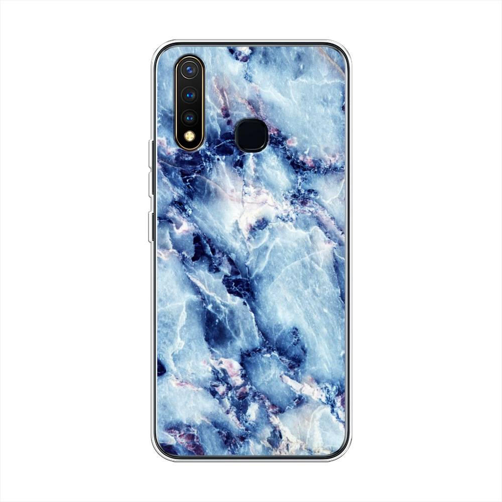 

Чехол для Vivo Y19 "Мрамор с синими прожилками", Синий, 261950-3