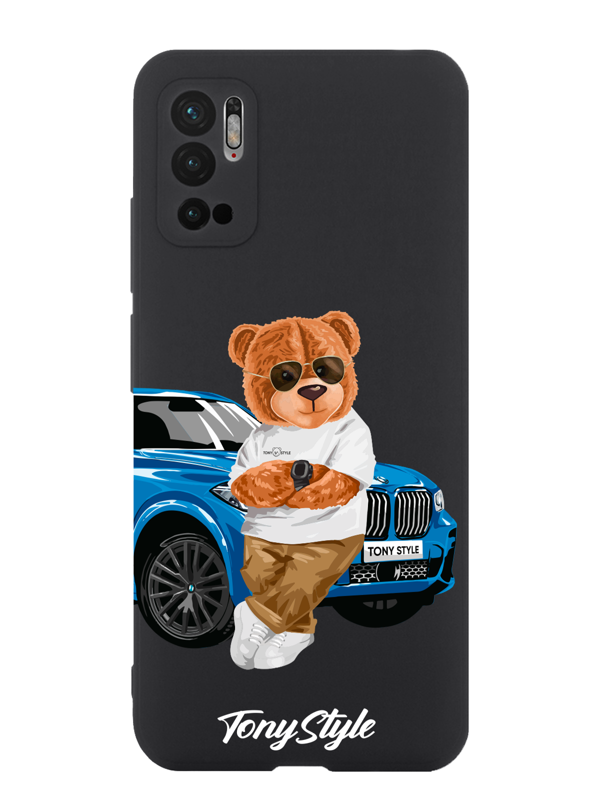 

Чехол Tony Style Xiaomi Redmi Note 10T Tony Style с машиной, Голубой;коричневый;белый, Xiaomi Redmi Note 10T Tony Style с машиной