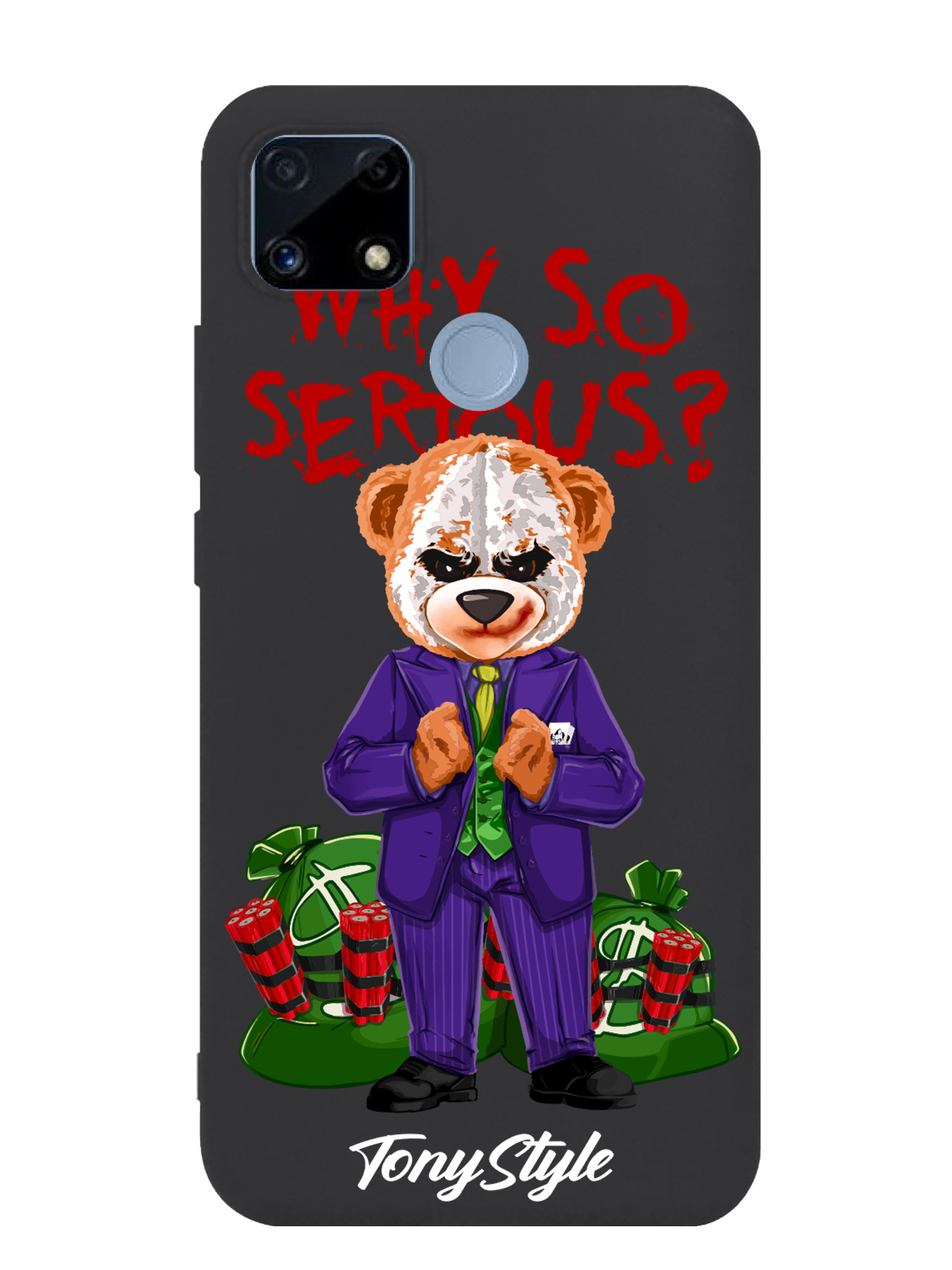 

Чехол Tony Style Realme C25S Tony Style Джокер Joker Why so serious, Realme C25S Tony Style Джокер Joker Why so serious