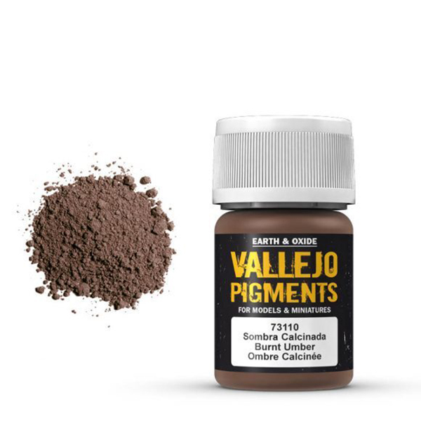 фото Краска для моделизма vallejo burnt umber 20 мл