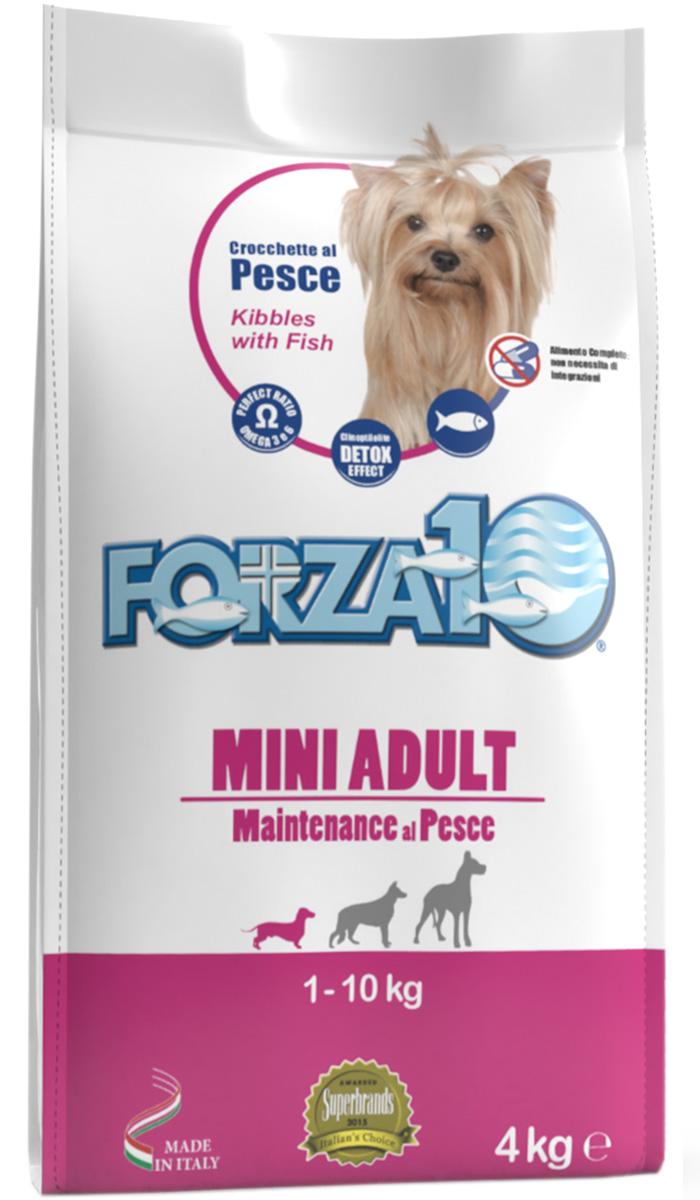 

FORZA10 FORZA10 DOG MAINTENANCE ADULT MINI для взрослых собак маленьких пород с рыбой (2 +