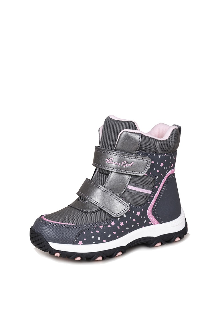 

Дутики Honey Girl MYZ23AW-2046A темно-серый, 28, Серый;розовый, 219755