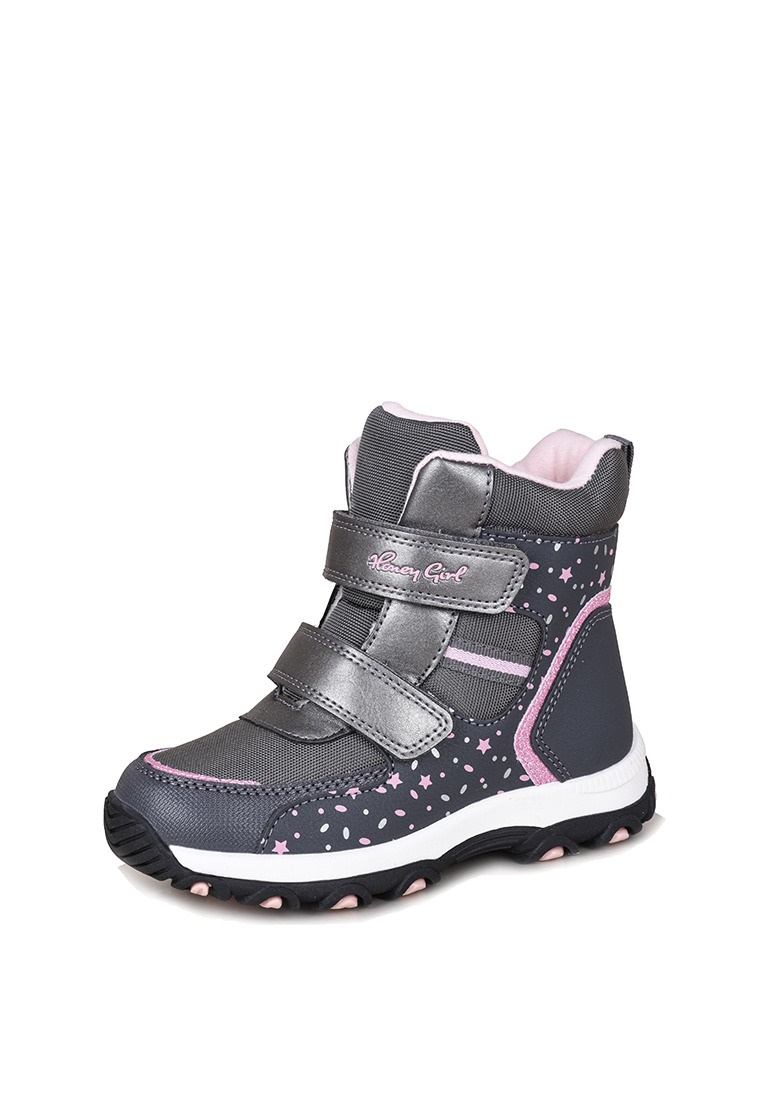

Дутики Honey Girl MYZ23AW-2046A темно-серый, 25, Серый;розовый, 219755