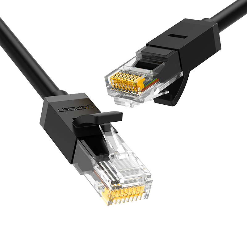 

Кабель uGreen RJ-45 - RJ-45 вилка-вилка 3м (50175_) чёрный, NW102