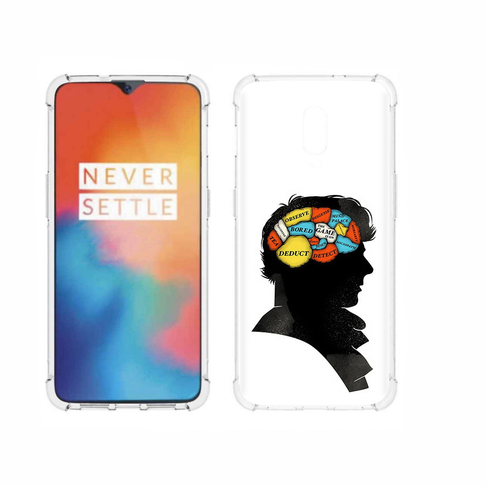 

Чехол MyPads Tocco для OnePlus 6T темный рисунок, Прозрачный, Tocco