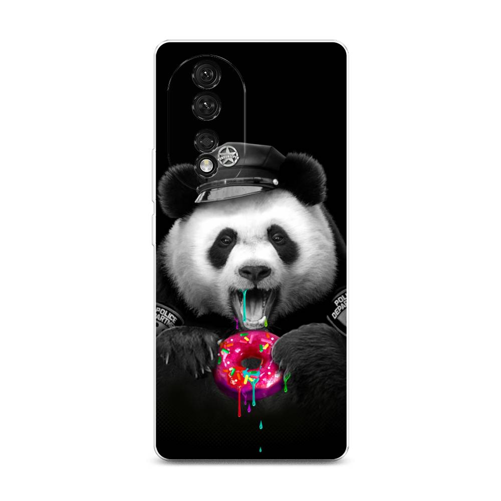

Чехол Awog на Honor 80 "Панда police", Черный;белый;розовый, 6120350-2