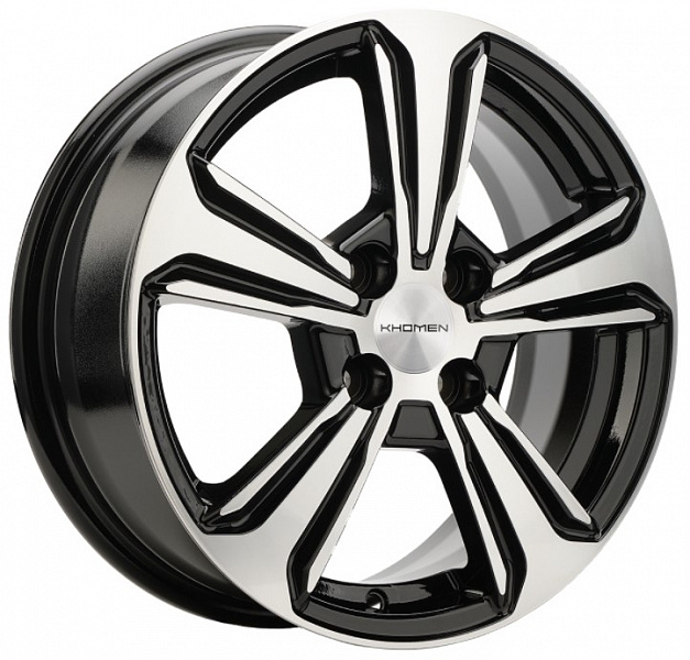 

Khomen Wheels KHW1502 (Solano) Black-FP 6x15/4x100 ET45 D54.1, 34688186