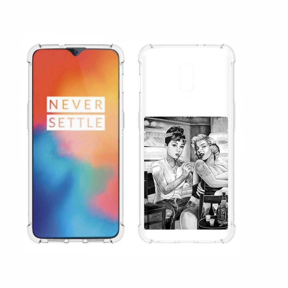

Чехол MyPads Tocco для OnePlus 6T тату мастер, Прозрачный, Tocco