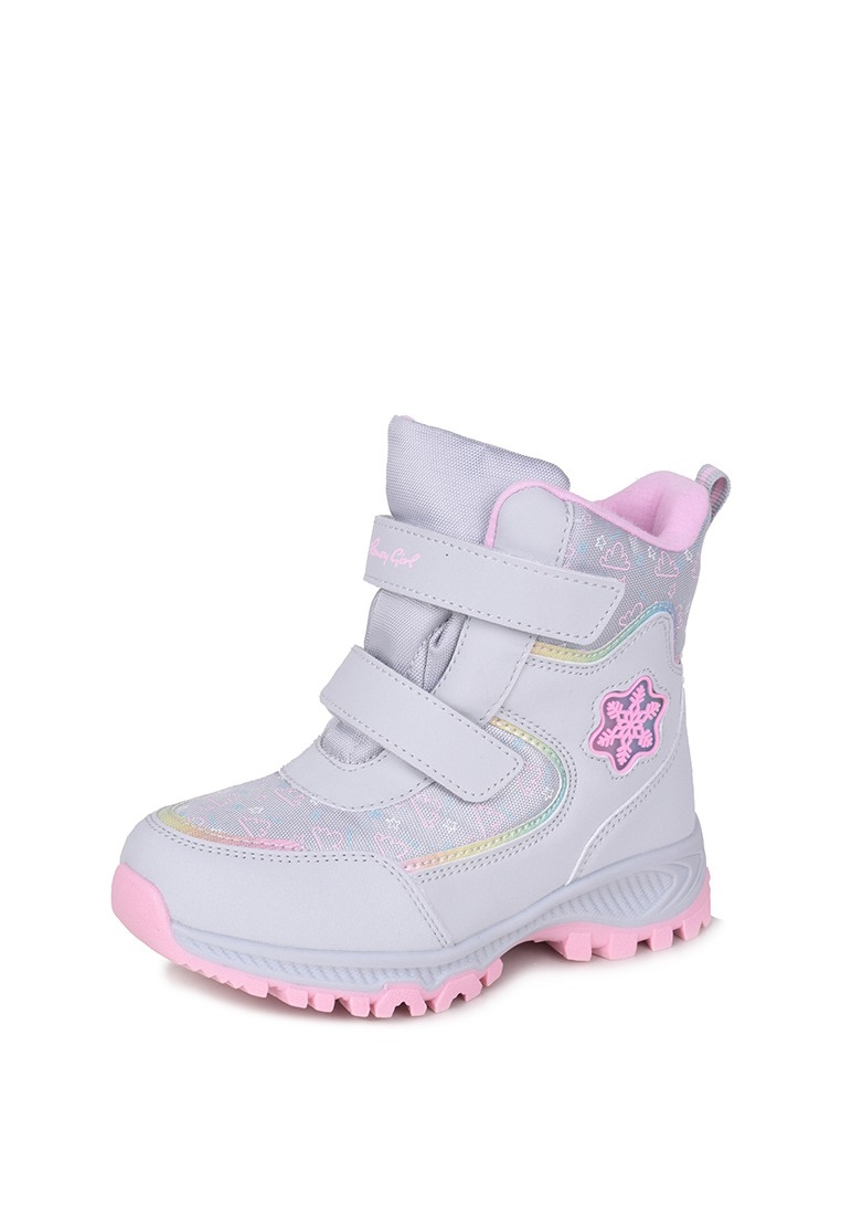 

Дутики Honey Girl LT23AW-K318 серый, 26, Серый;розовый, 215611