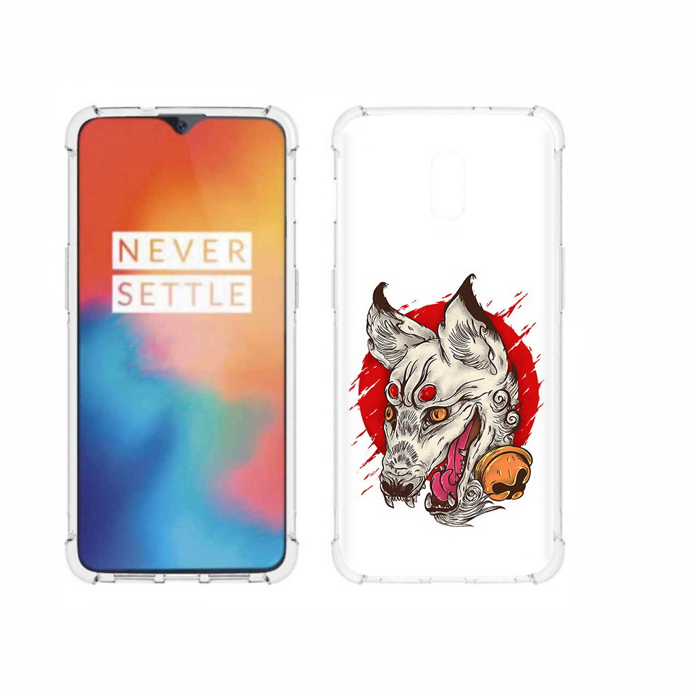

Чехол MyPads Tocco для OnePlus 6T страшная собака, Прозрачный, Tocco