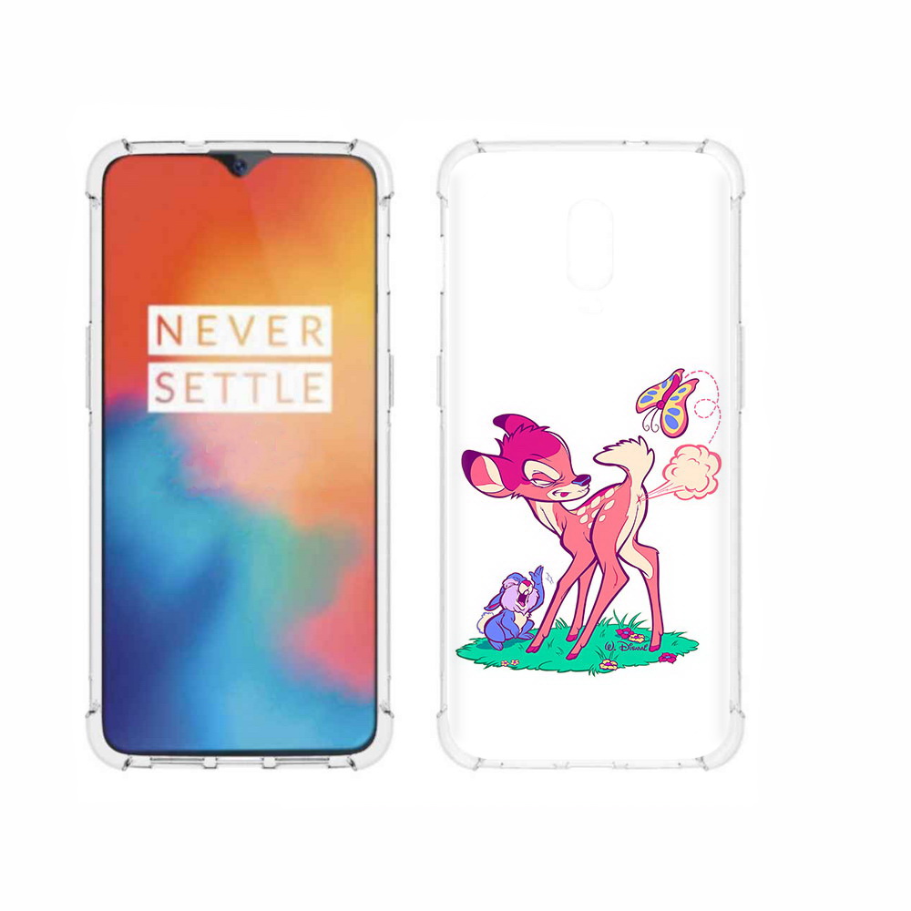 

Чехол MyPads Tocco для OnePlus 6T смешной олененок, Прозрачный, Tocco