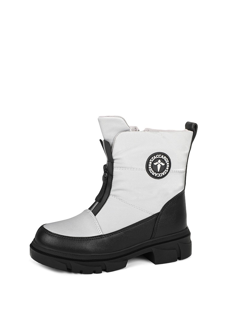 

Дутики T.Taccardi JX23AW-1524-1B серебристый, 30, Серебристый;черный, 215600