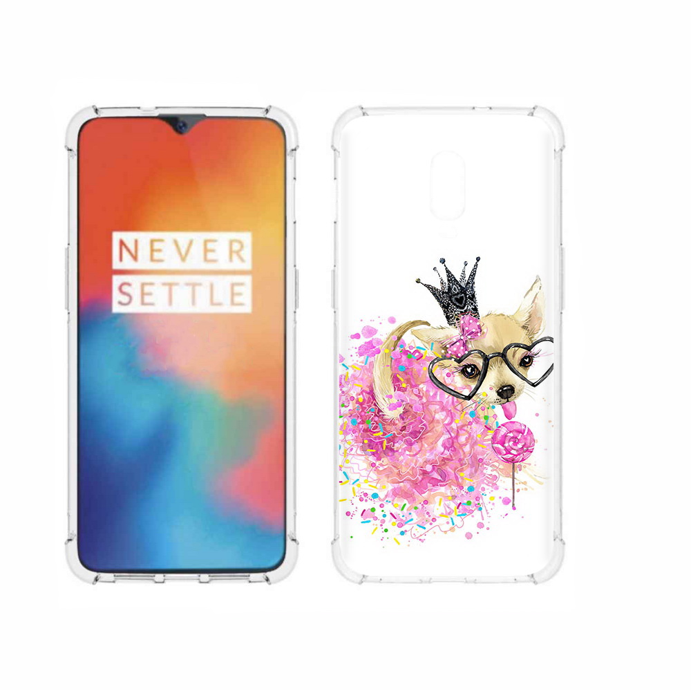 

Чехол MyPads Tocco для OnePlus 6T сладкая принцесса, Прозрачный, Tocco
