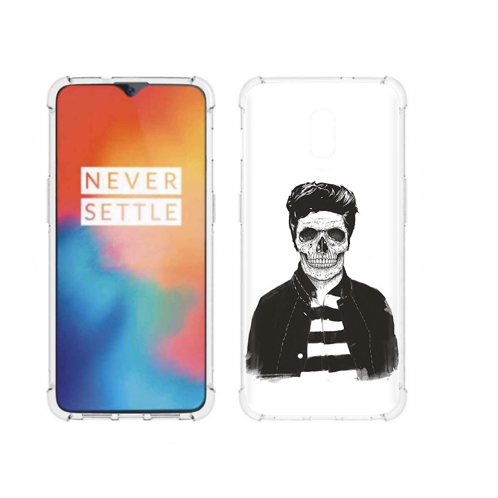 

Чехол MyPads Tocco для OnePlus 6T скелет, Прозрачный, Tocco