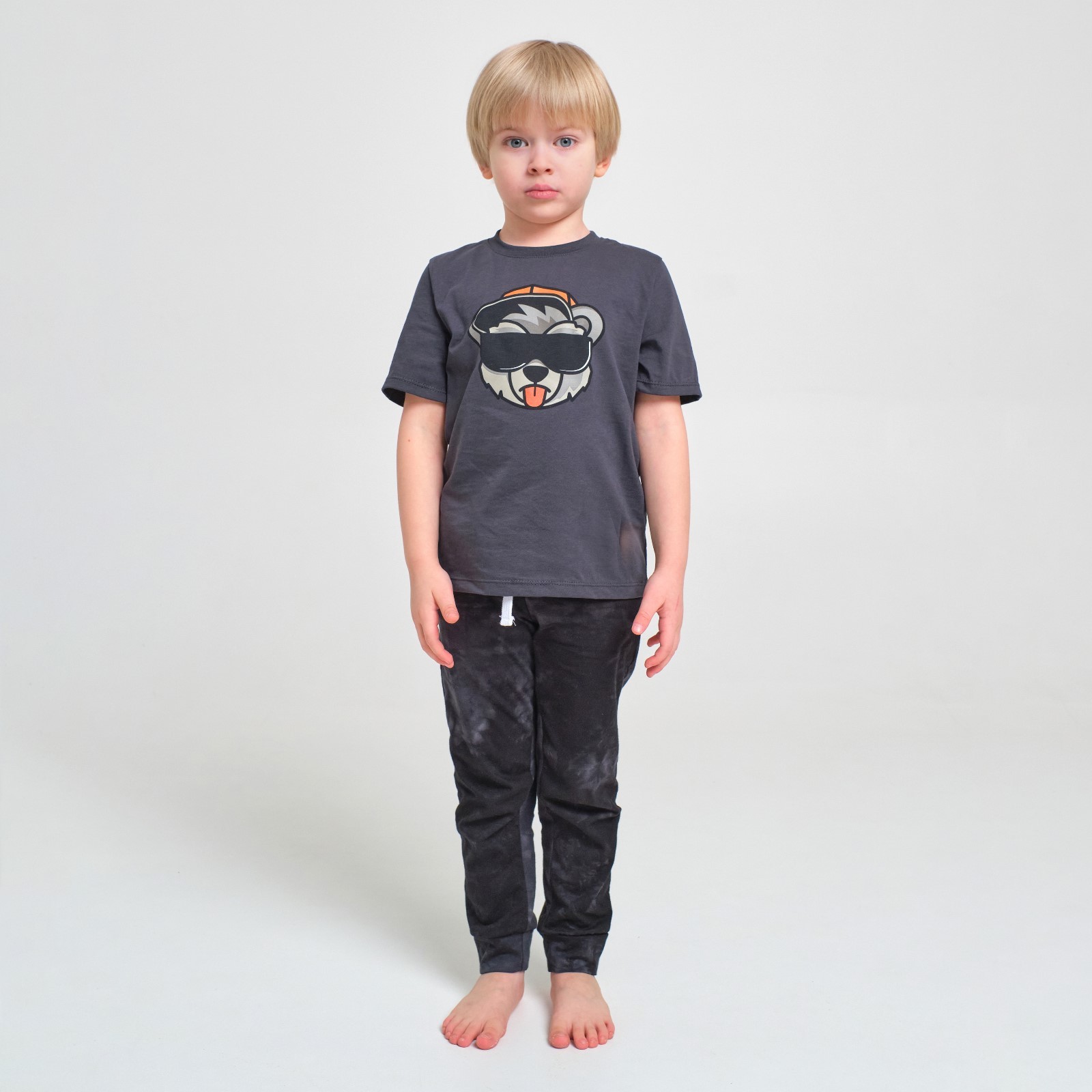 Пижама детская KAFTAN Trendy, серый, 98