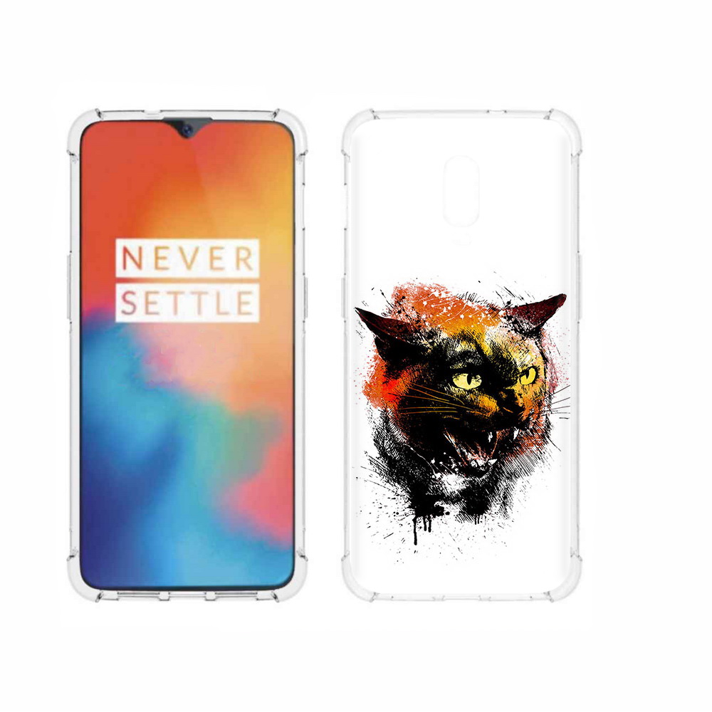 

Чехол MyPads Tocco для OnePlus 6T сиамский кот, Прозрачный, Tocco
