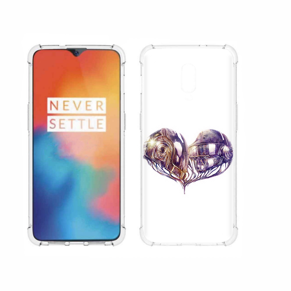 

Чехол MyPads Tocco для OnePlus 6T сердце абстракция, Прозрачный, Tocco