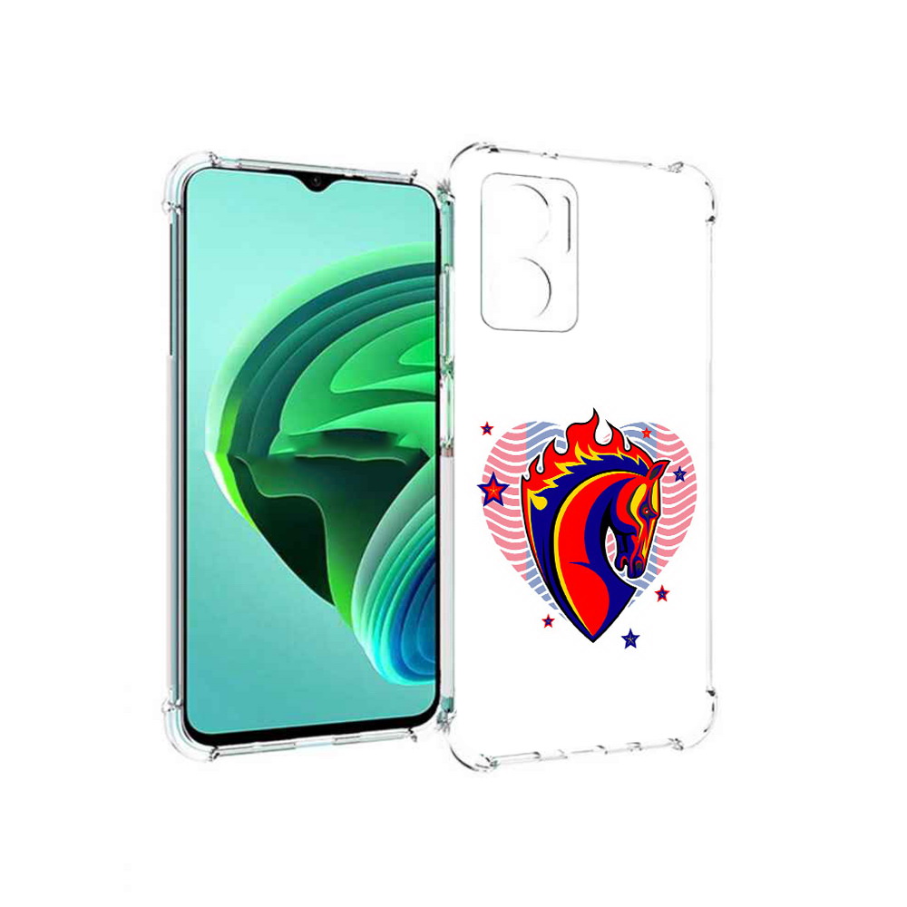 Чехол MyPads ФК ЦСЛ Лошадь для Xiaomi Redmi Note 11E 5G/Redmi 11 Prime 5G/Redmi 10 5G
