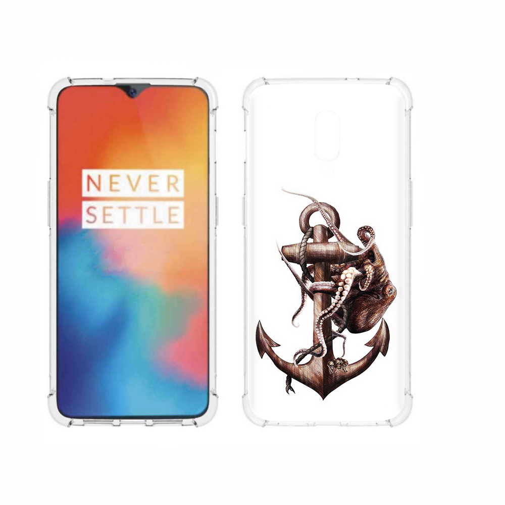 

Чехол MyPads Tocco для OnePlus 6T ржавый якорь, Прозрачный, Tocco