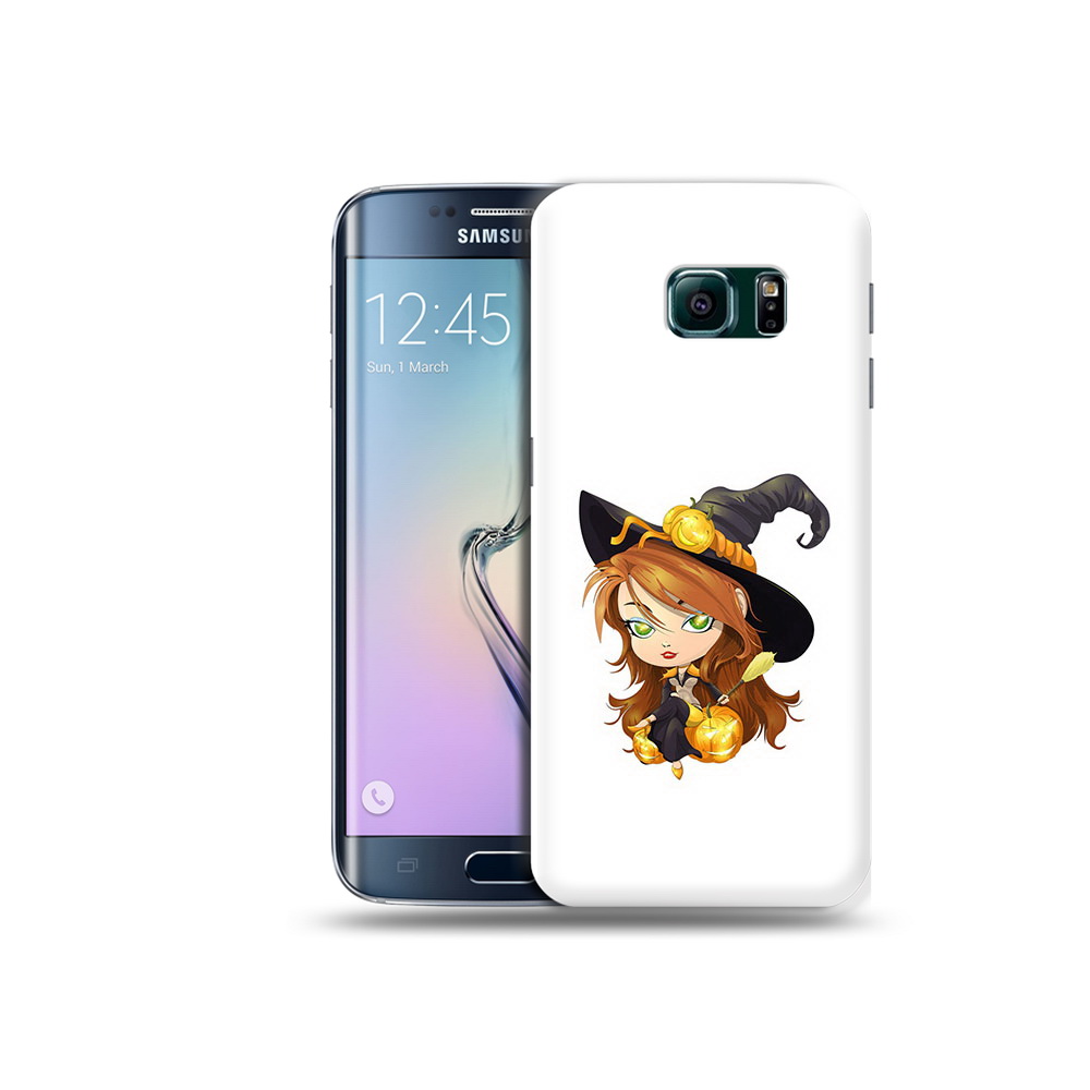 

Чехол MyPads Tocco для Samsung Galaxy S6 Edge Ведьмочка, Прозрачный, Tocco