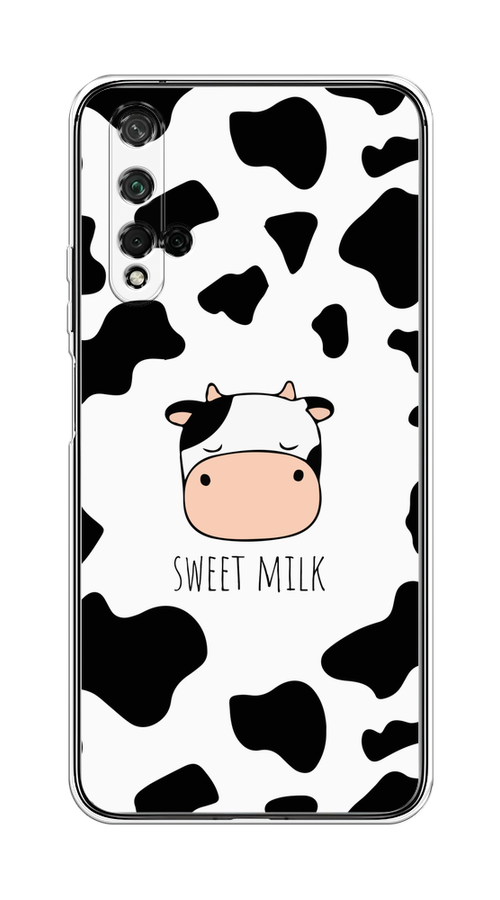 

Чехол на Honor 20/Huawei Nova 5T "Sweet milk", Розовый;белый;черный, 69550-1