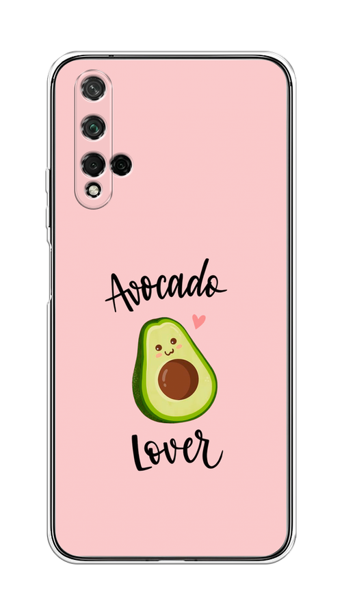 

Чехол на Honor 20/Huawei Nova 5T "Avocado lover", Розовый;зеленый, 69550-6