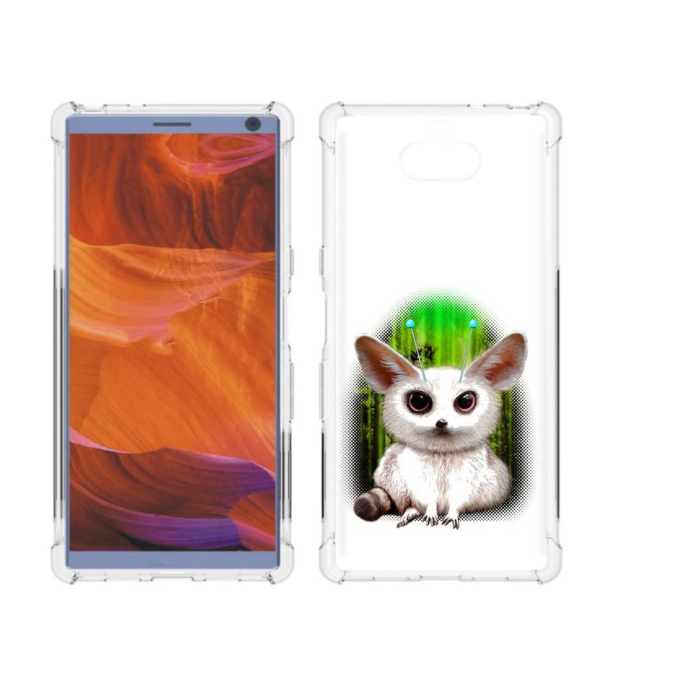 

Чехол MyPads Tocco для Sony Xperia 10 Plus пушистое животное, Прозрачный, Tocco