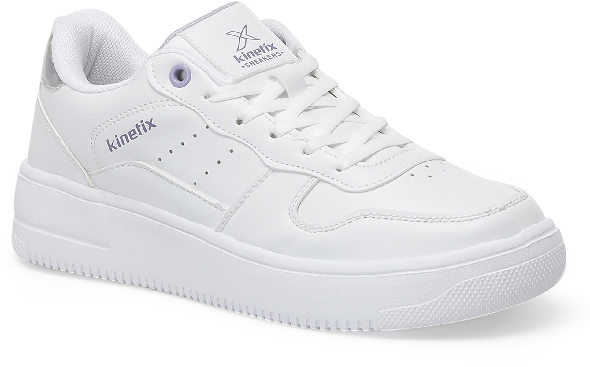 Кеды женские Kinetix WHITE SNEAKER TYRA PU W 2PR белые 37 EU